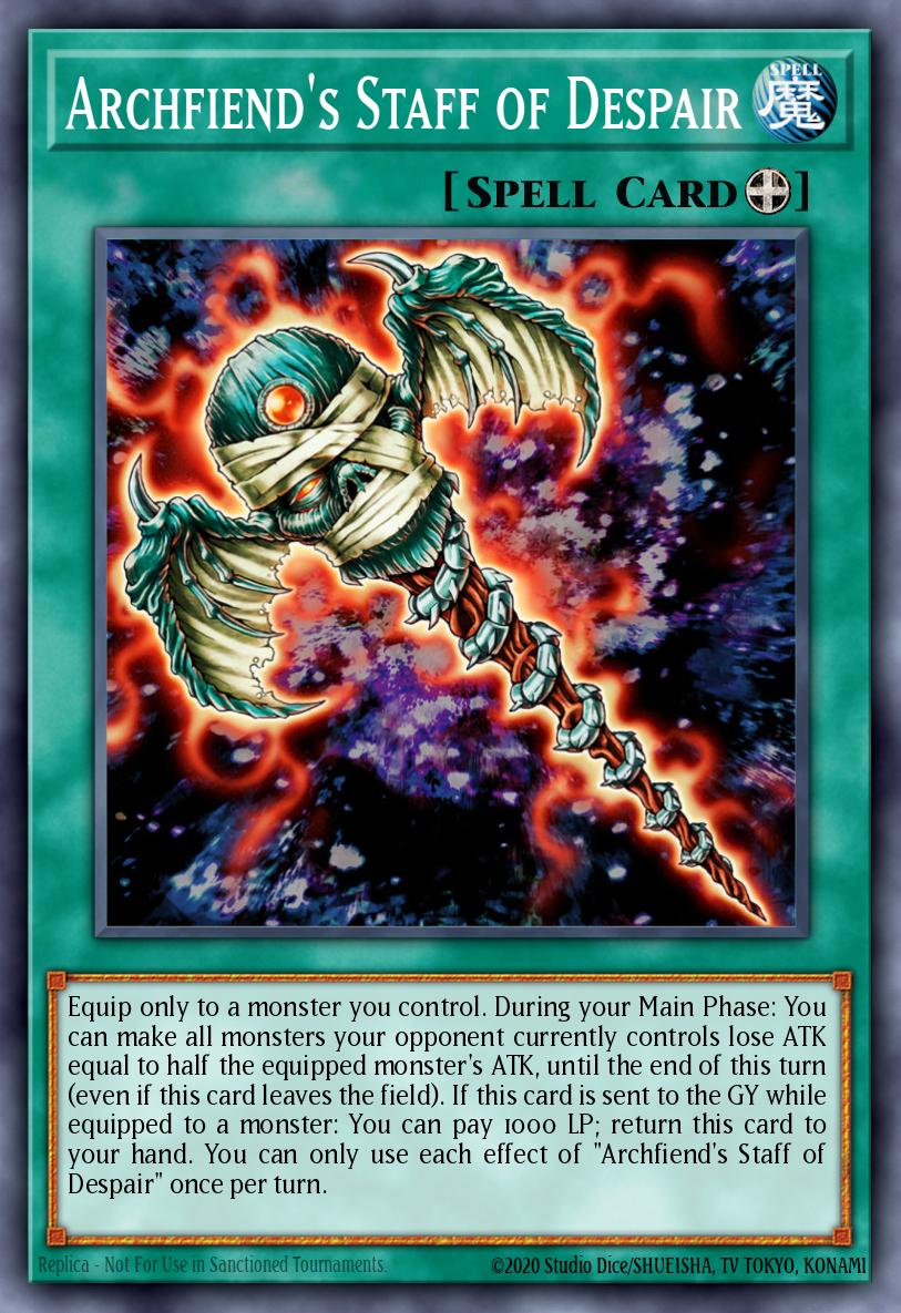 Archfiend Staff of Despair